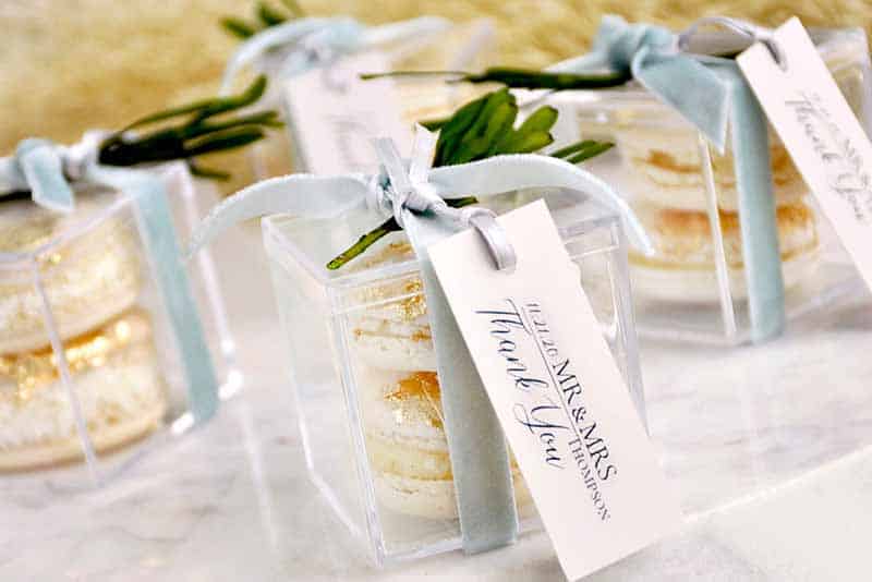 transparent wedding favor boxes