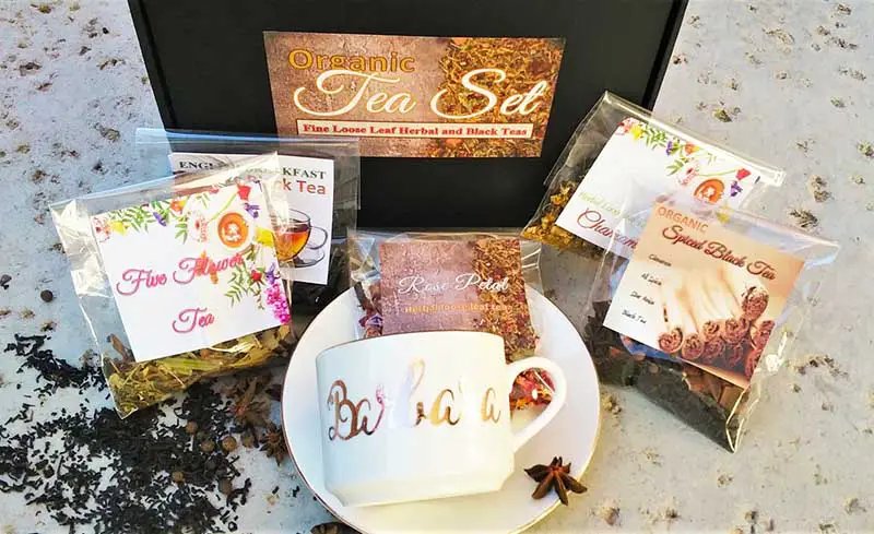 christmas tea gift set for her