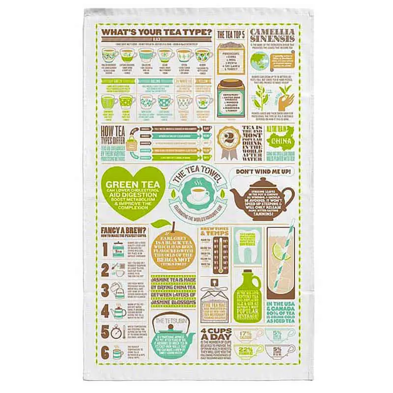 christmas tea towel