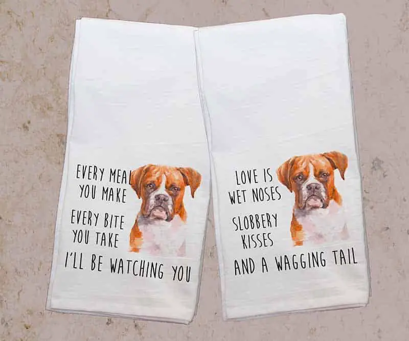 personalized father's day tea towel