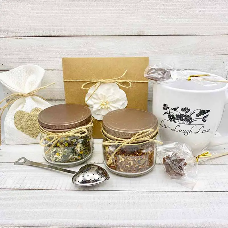 Valentine's Day tea gift set for Her