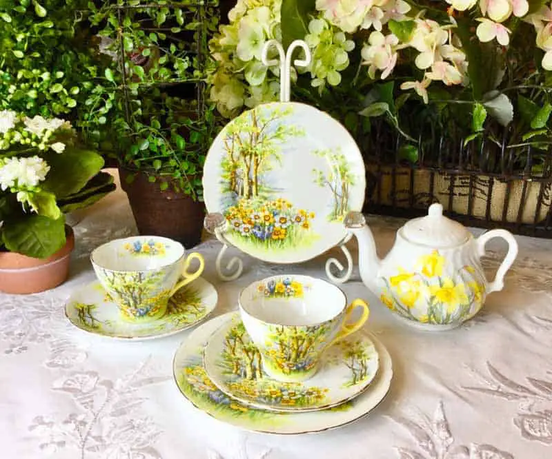 tea set for mom - vintage english tea set