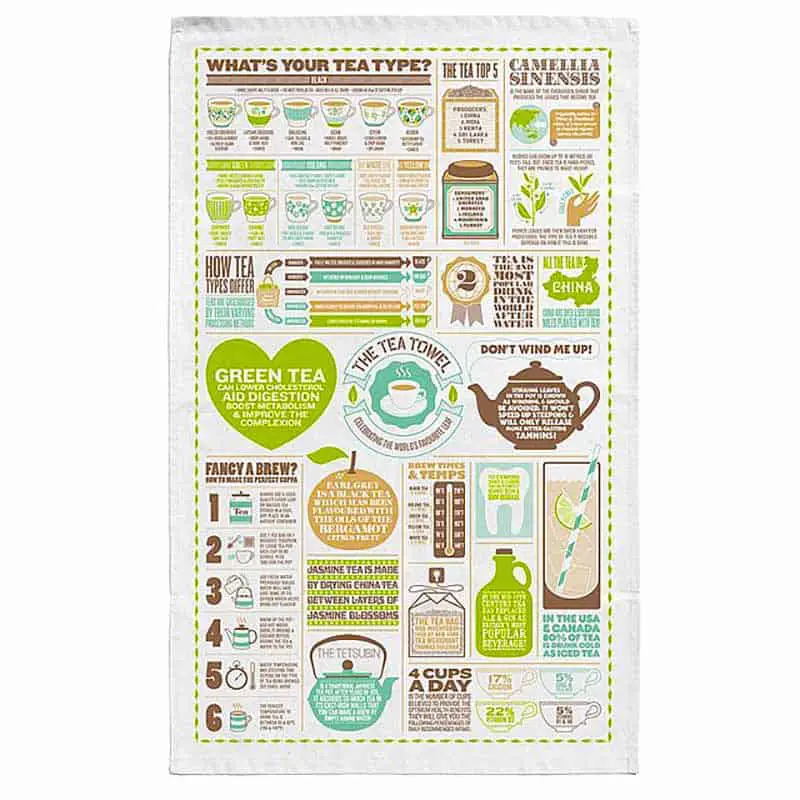 valentine's day tea towel - tea