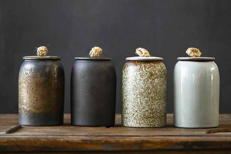 10th wedding anniversary tea canisters
