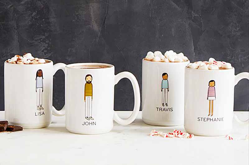 10th wedding anniversary tea mugs