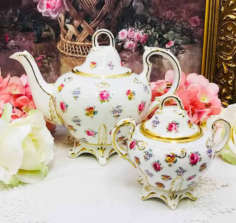 1st wedding anniversary teapot