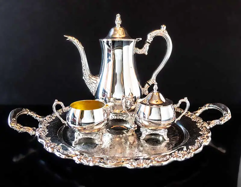 25th wedding anniversary tea set