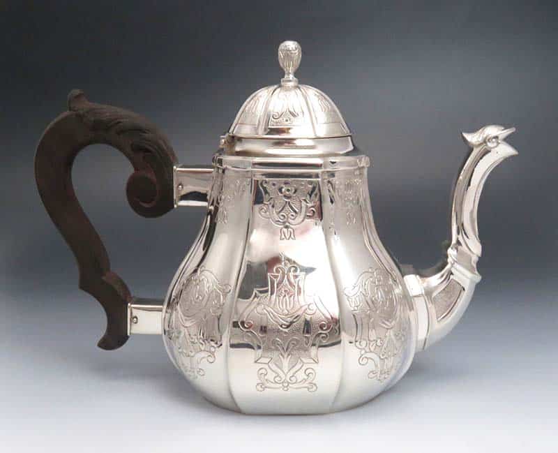 25th wedding anniversary teapot