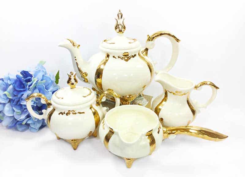 50th wedding anniversary tea set