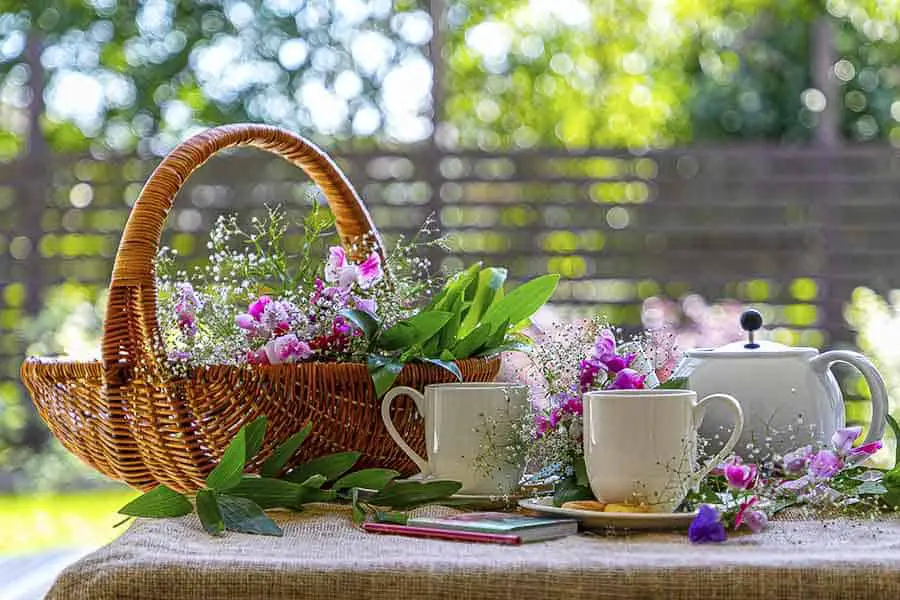 retirement tea gift basket