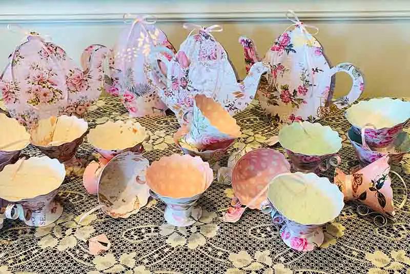 paper teacups party favor